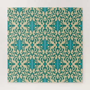 Puzzle Ornement floral : Moderne à la mode sans couture