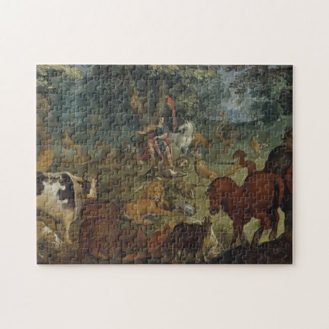 Puzzle Orphée charmant les bêtes (huile sur le panneau) (Horizontal)