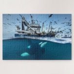 Puzzle Orque épaulard bateau de pêche commercial océan<br><div class="desc">Orque épaulard bateau de pêche commercial océan puzzle</div>