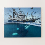 Puzzle Orque épaulard bateau de pêche commerciale océan<br><div class="desc">Orque épaulard bateau de pêche commerciale océan puzzle</div>