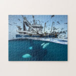 Puzzle Orque épaulard bateau de pêche commerciale océan<br><div class="desc">Orque épaulard bateau de pêche commerciale océan puzzle</div>
