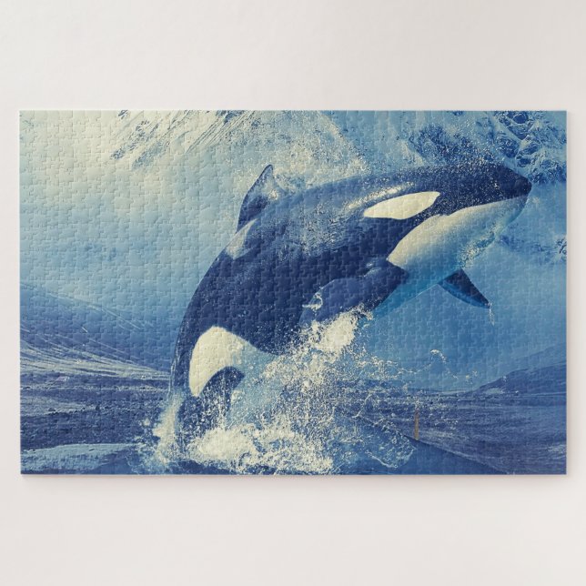 Puzzle Orques ou baleines tueuses (Horizontal)