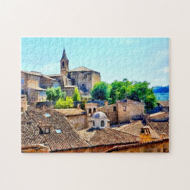 Puzzle Orvieto Italie Hillside (Horizontal)