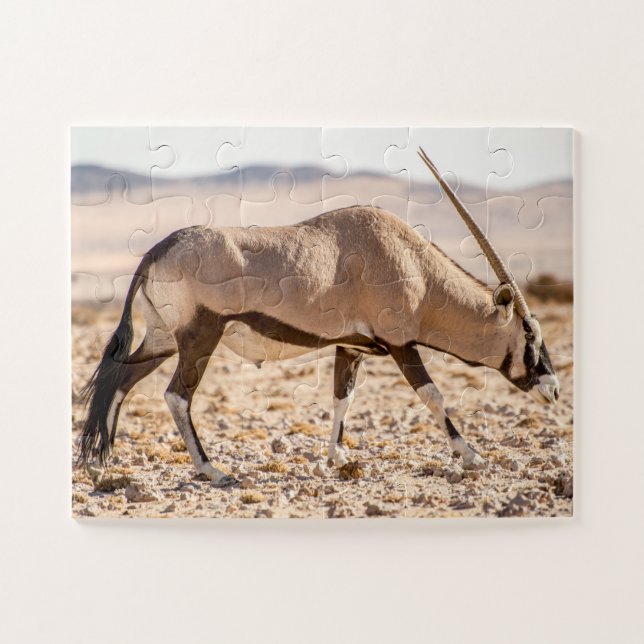 Puzzle Oryx dans le désert (Horizontal)