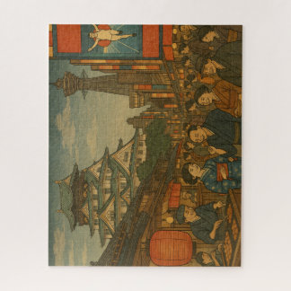 Puzzle Osaka – Bustling Castle Town and Gourmet Street