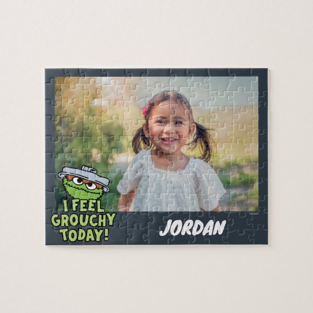 Puzzle Oscar le Groupement | Je Me Sens Grouchy | Ajouter (Horizontal)