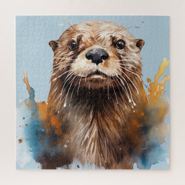 Puzzle Otter (Vertical)