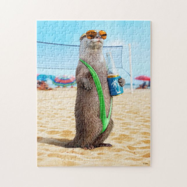 Puzzle Otter portant Mankini (Vertical)