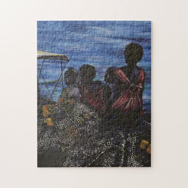 Puzzle Où est papa ? Harbour Island, Bahamas (Vertical)