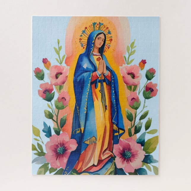 Puzzle Our Lady Guadalupe Mexican Saint Virgin Mary  (Vertical)