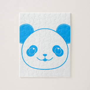 Puzzle Ours bleu Kawaii Panda
