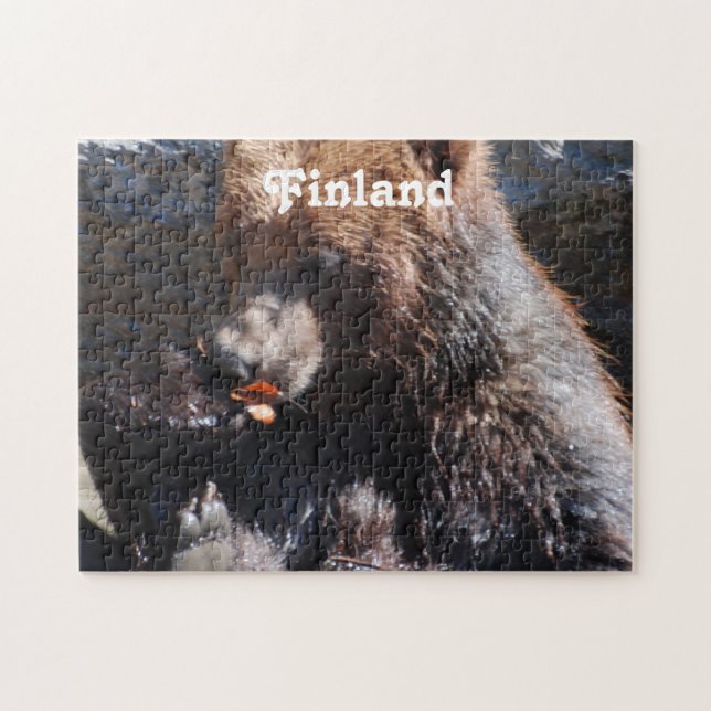 Puzzle Ours Brown en Finlande (Horizontal)