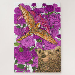 Puzzle Ours courageux