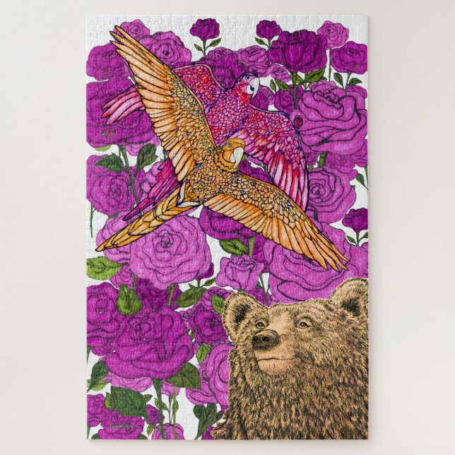 Puzzle Ours courageux (Vertical)
