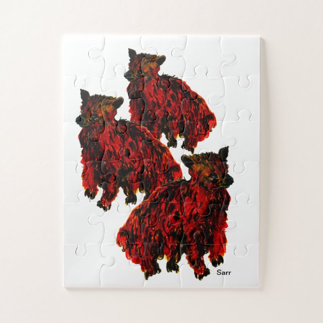 Puzzle : Ours Cubs Appelés Yearling (Vertical)