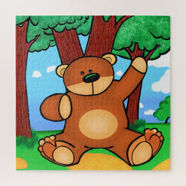 Puzzle Ours dans la prairie - Ours en prairie (Vertical)