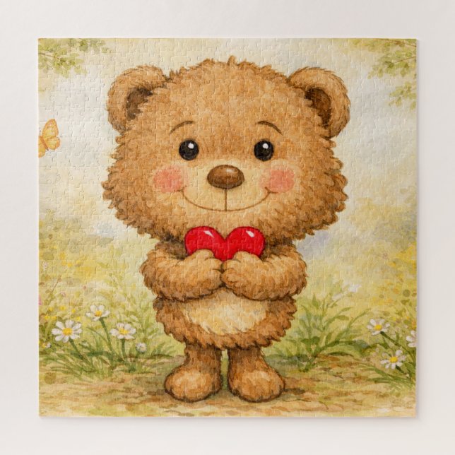 Puzzle Ours de la Saint-Valentin (Vertical)