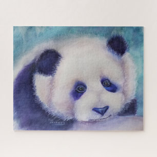 Puzzle Ours de panda blanc et noir doux