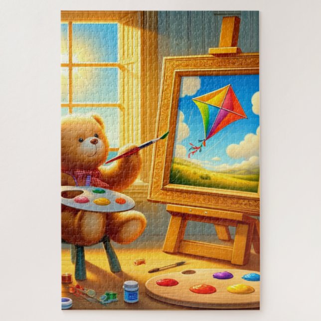 Puzzle Ours de peinture (Vertical)