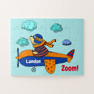 Puzzle Ours en avion ! Enfants personnalisés