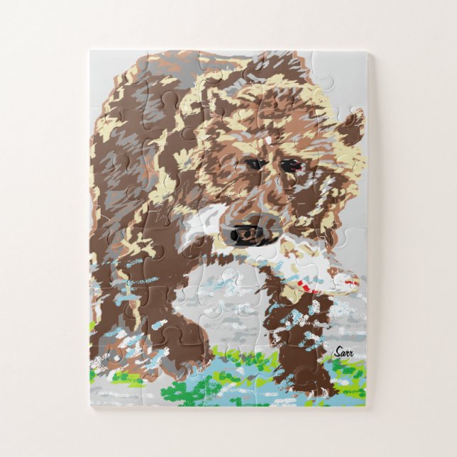 Puzzle / Ours grizzli (Vertical)