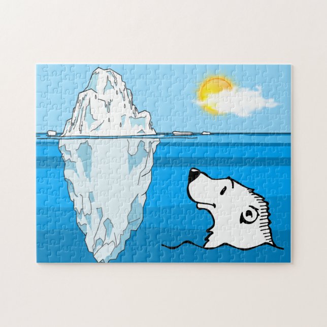 Puzzle Ours iceberg-polaire (Horizontal)