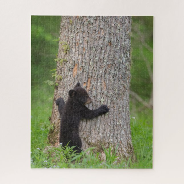 Puzzle Ours noir jeune | Great Smoky Mountains (Vertical)