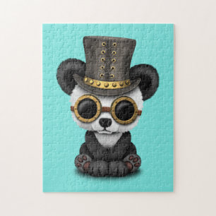 Puzzle Ours panda CUB mignon de bébé de Steampunk