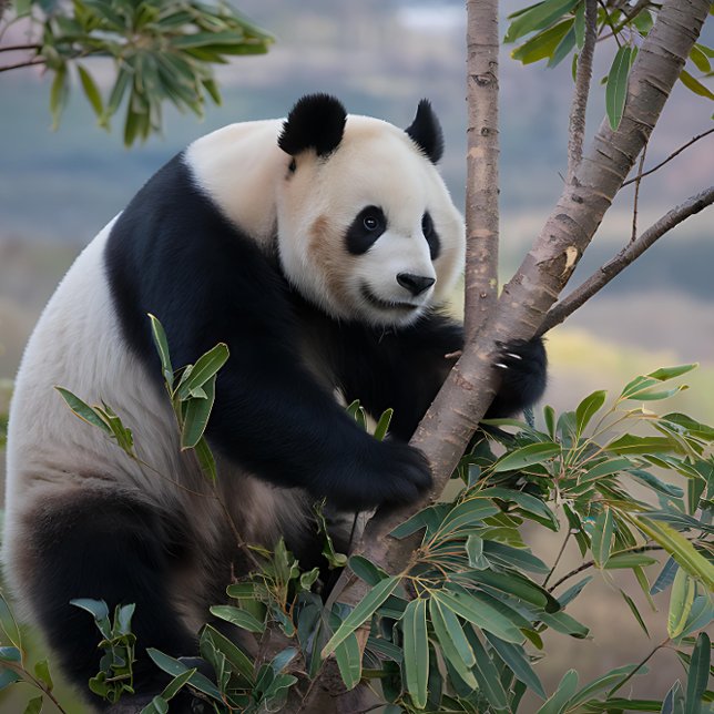 Puzzle Ours Panda dans un Arbre (Créateur téléchargé)