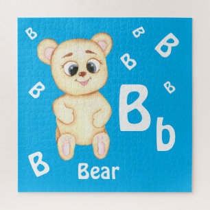 Puzzle Ours personnaliser ABC : Lettre B - Ajoutez votre