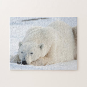 Puzzle Ours polaire en hiver