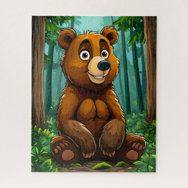 Puzzle Ourson de dessin animé mignon (Vertical)