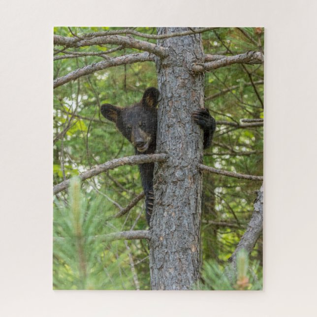 Puzzle Ourson grimpeur d'arbre (Vertical)