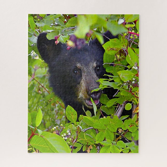 Puzzle Oursons noirs. (Vertical)