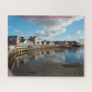Puzzle Outer Banks Caroline du Nord. Vœux de Noël