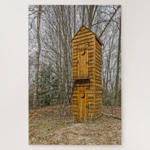 Puzzle Outhouse à deux étages pour les électeurs et le