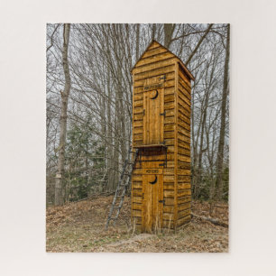 Puzzle Outhouse à deux étages pour les électeurs et les p