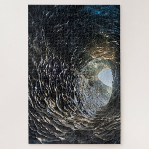 Puzzle Ouverture Circulaire Dans Une Grotte De Glace