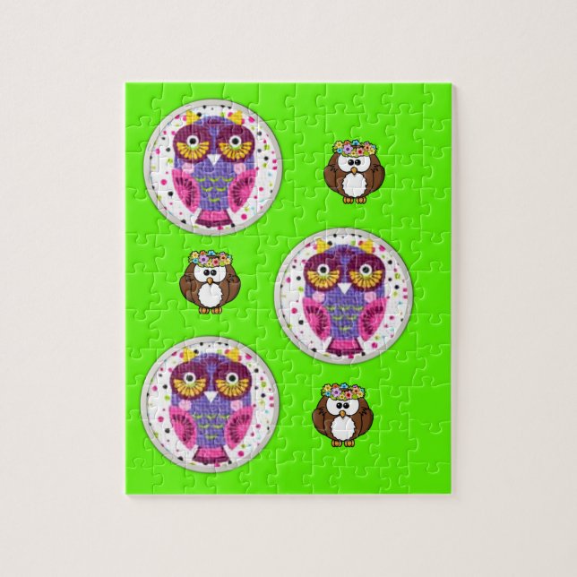 Puzzle Owl Jigsaw (Vertical)