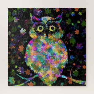 Puzzle Owl Jigsaw - Peinture d'art