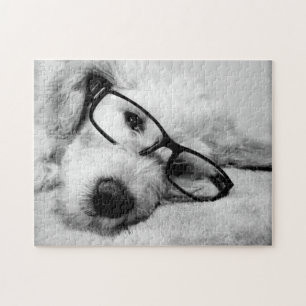 Puzzle Oxyde d'or avec lunettes
