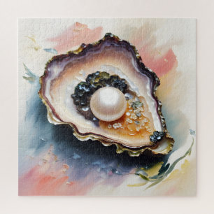 Puzzle Oyster Pearl Shellfish Art