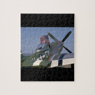 Puzzle P51 mustang, vue arrière. avions de _WWII (de