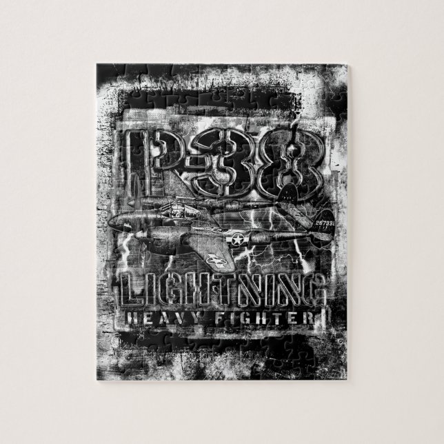 Puzzle P-38 Éclair (Vertical)