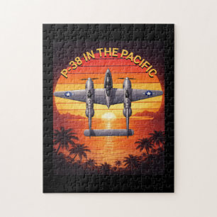 Puzzle P-38 Lightning dans le théâtre du Pacifique