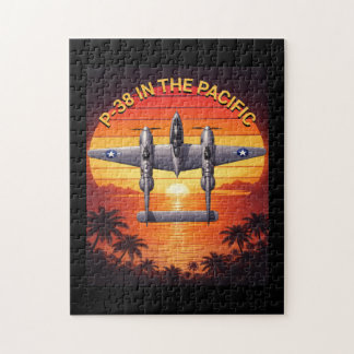 Puzzle P-38 Lightning dans le théâtre du Pacifique