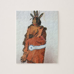 Puzzle Pachtuwa-Chta, Arikara Warrior Portrait par Bodmer