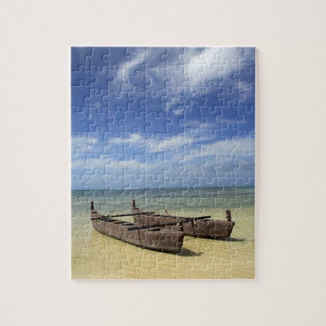 Puzzle Pacifique Sud, Polynésie française, Moorea. (Vertical)