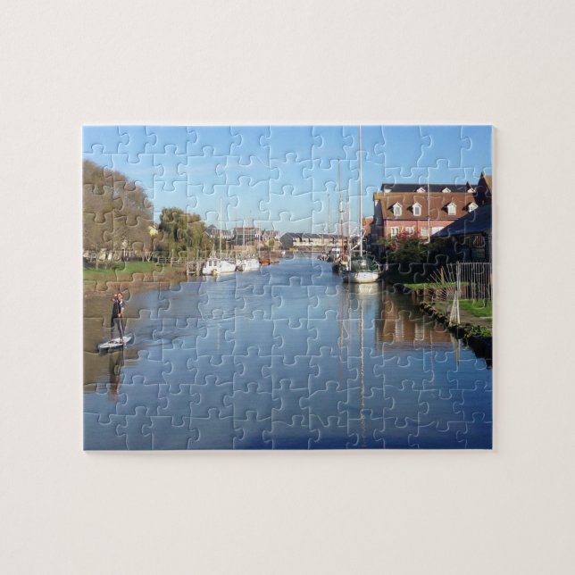 Puzzle Pagaie sur le ruisseau de Faversham Angleterre (Horizontal)