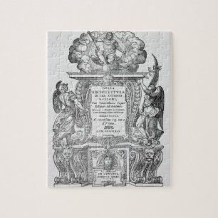 Puzzle Page titre de "Della Architettura", éditée 1590